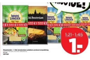 maaslander of old amsterdam plakken probeerverpakking
