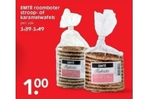 emte roomboter stroop of karamelwafels