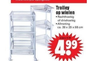 trolley op wielen