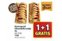 korengoud frikandelbroodje xl