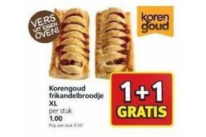 korengoud frikandelbroodje xl