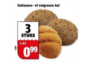 italiaanse of volgranen bol