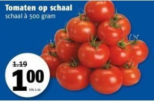 tomaten op schaal