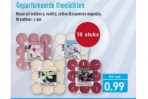 geparfumeerde theelichten