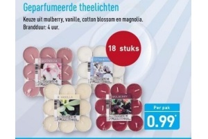 geparfumeerde theelichten