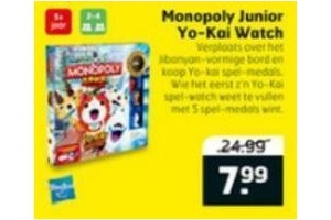 monopoly junior yo kai watch