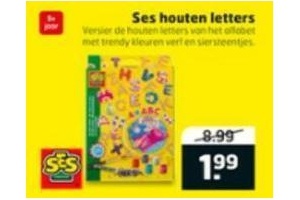 ses houten letters