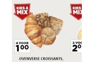 ovenverse croissants kaiser multikorn broodjes