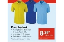 polo bedrukt