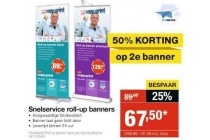 snelservice roll up banners