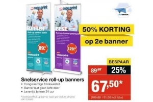 snelservice roll up banners