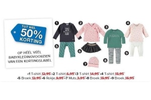 korting op baby kleding