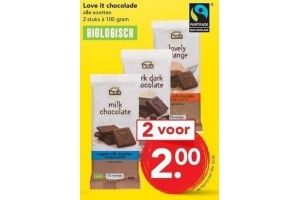 love it chocolade