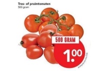 tros of pruimtomaten