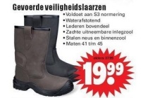 gevoerde veiligheidslaarzen