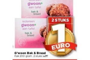 g woon bak en braad