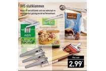 rvs sluitklemmen