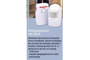 bewegingssensor met alarm