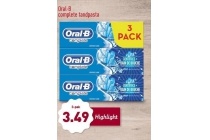 oral b complete tandpasta