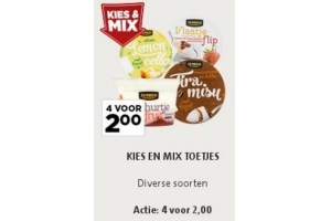 kies en mix toetjes