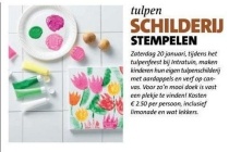 tulpenschilderij stempelen