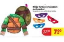 ninja turtles verkleedset met maskers