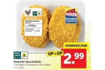 krokante kipschnitzels