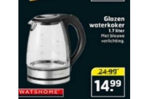 glazen waterkoker