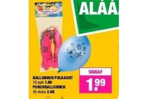 ballonnen polkadot of punchballonnen