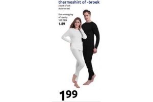 thermoshirt of broek