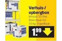 verhuis opbergbox