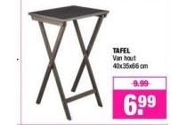 tafel van hout