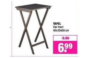 tafel van hout