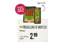 medaillons of worstjes