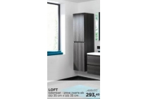 loft kolomkast grove zwarte eik