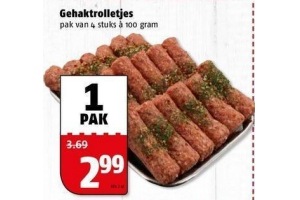 gehaktrolletjes