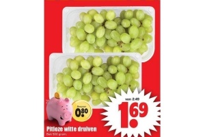 pitloze witte druiven