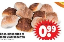 kaas uienbollen of melk vloerkadetten