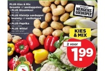 bloemkool aardappel paprika of witlof