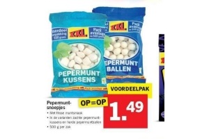 pepermuntsnoepjes