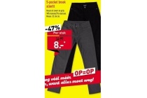 5 pocket broek slimfit
