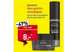 heren gezichtsverzorgingsset