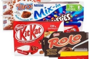 bros rolo kitkat of smarties toetjes