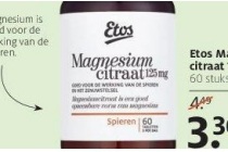 etos magnesium citraat 125 mg