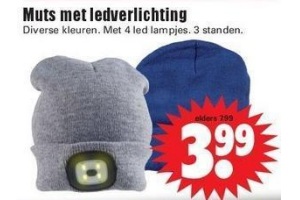 muts met ledverlichting