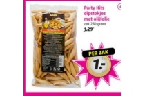 party hits disptokjes met olijfolie