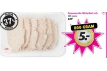 gepaneerde filetschnitzels