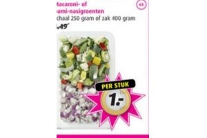 macaroni of bami nasigroenten