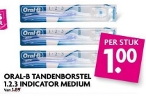 oral b tandenborstel 1 2 3 indicator medium