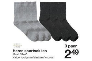 heren sportsokken